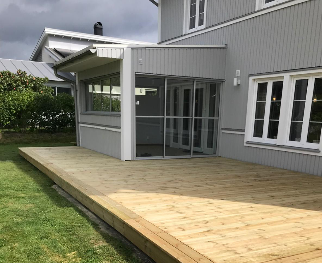Altanbygge — Premie Bygg tar sjönära uppdrag i Kristinehamn vid Vänern